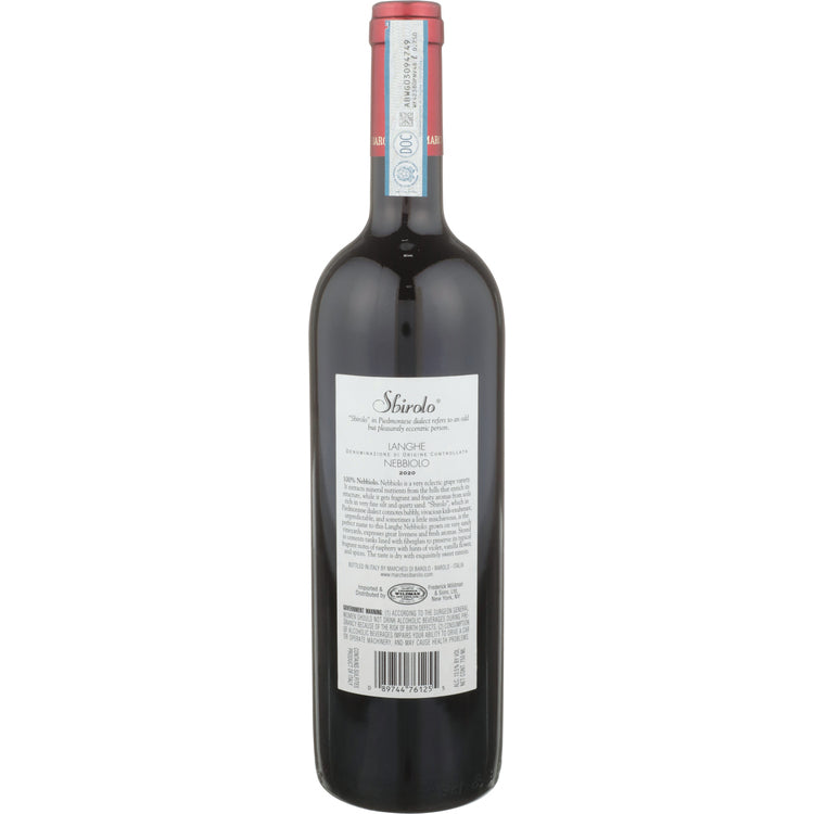 Marchesi Di Barolo Nebbiolo Sbirolo Langhe 2022 - 750ML