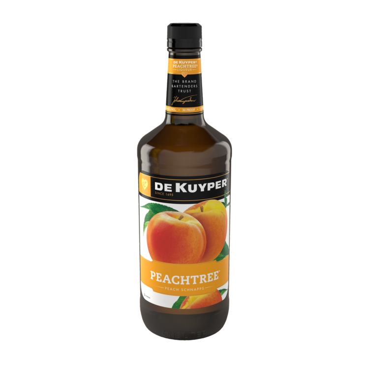 Dekuyper Peach Schnapps Peachtree 30 - 1.0L - Front