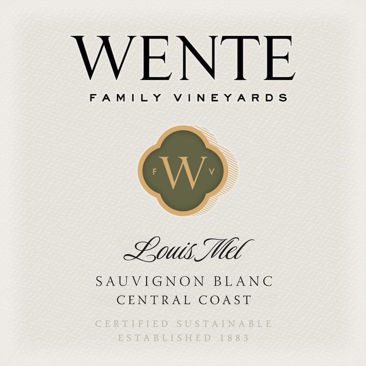 Wente Vineyards Sauvignon Blanc Louis Mel Central Coast - 750ML - Front Label