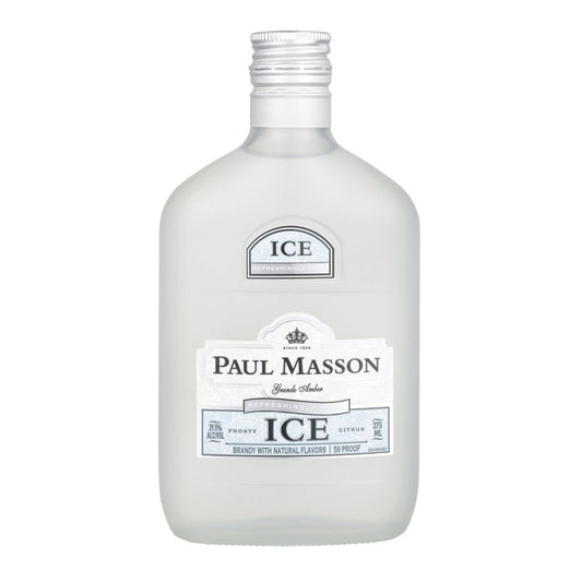 Paul Masson Citrus Flavored Brandy Grande Amber Ice 59 - 375ML - Front