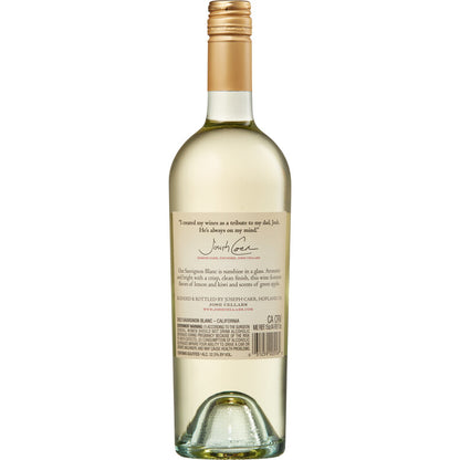 Josh Cellars Sauvignon Blanc North Coast - 750ML - Back