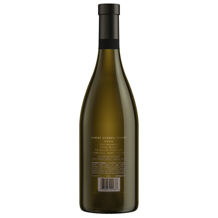 Robert Mondavi Winery Fume Blanc Reserve To Kalon Vineyard Napa Valley - 750ML