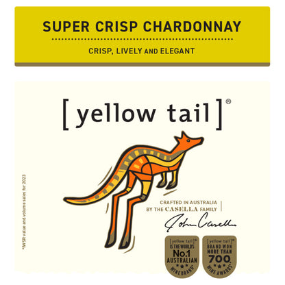 Yellow Tail Chardonnay Super Crisp Australia - 1.5L - Front Label