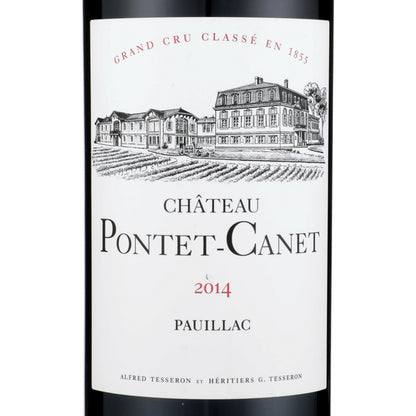 Chateau Pontet Canet Pauillac 2014 Wood Box - 750ML
