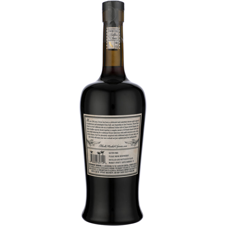 Throw Back Fernet 70 - 750ML - Back