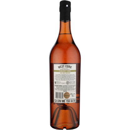 West Cork Single Malt Irish Whiskey Glengarriff Series Bog Oak Charred - 750ML - Back