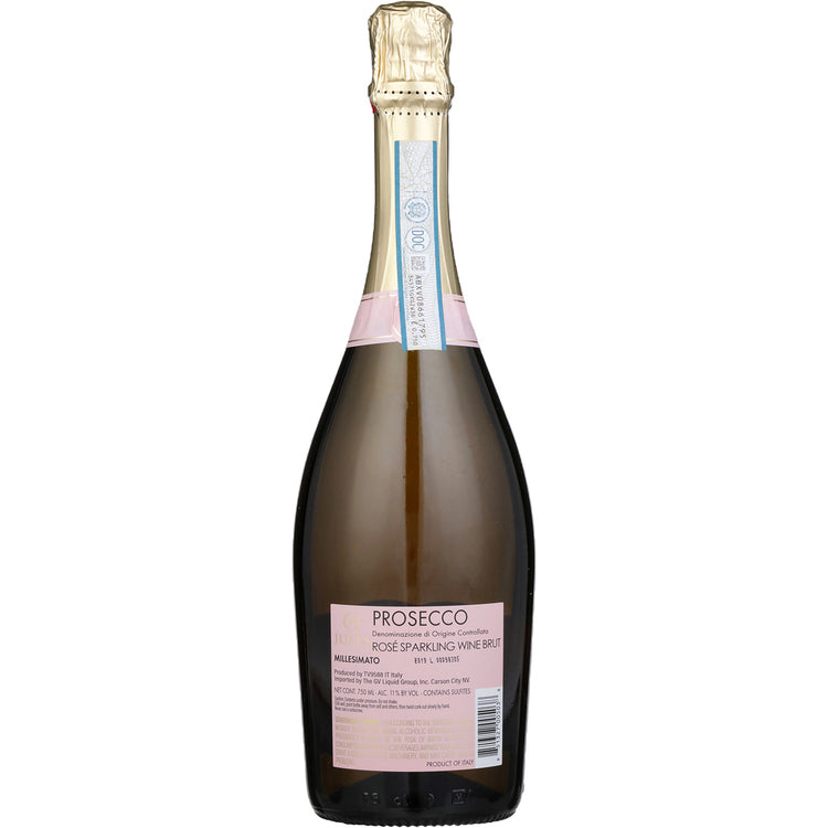 Jules Veneto Brut Rose - 750ML - Back
