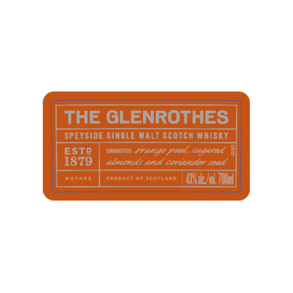The Glenrothes Single Malt Scotch 42 Yr 86 - 700ML - Front Label