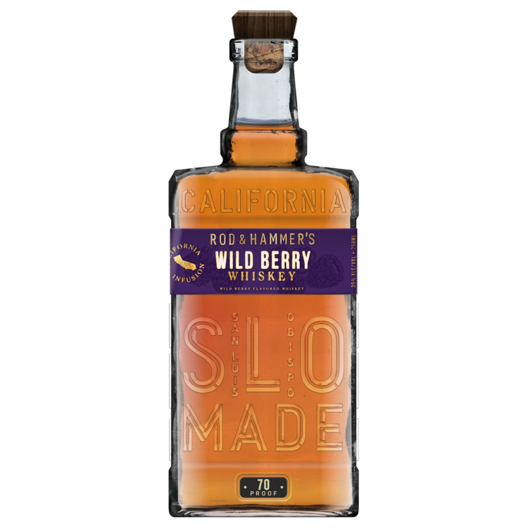 Rod & Hammer's Wild Berry Flavored Whiskey 70 - 750ML - Front