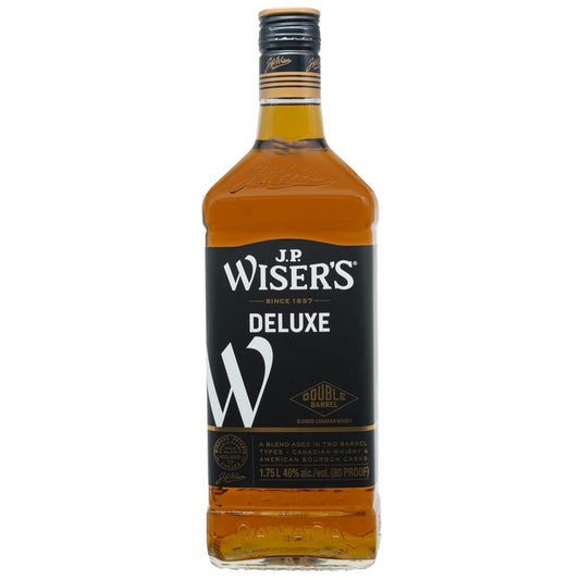 J.P. Wiser's Canadian Whisky Deluxe 10 Yr 80 - 1.75L - Front