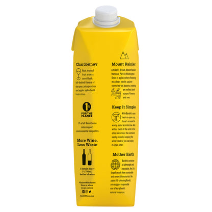 Bandit Chardonnay California - 1.0L - Back