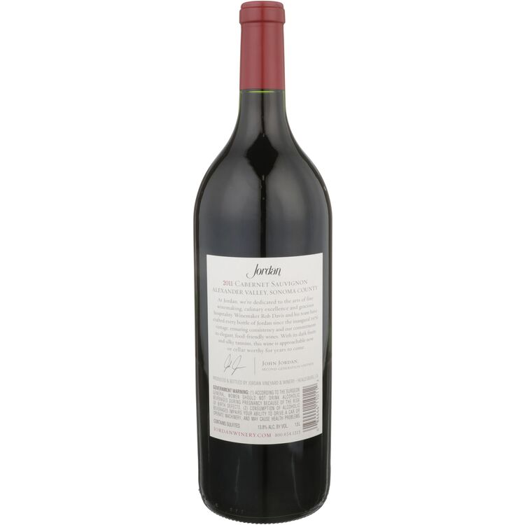 Jordan Cabernet Sauvignon Library Release Alexander Valley 2011 - 1.5L - Back