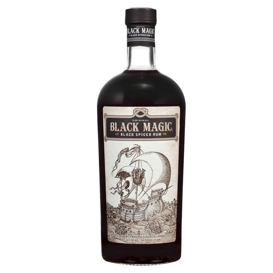Black Magic Black Spiced Rum 94 - 750ML - Front