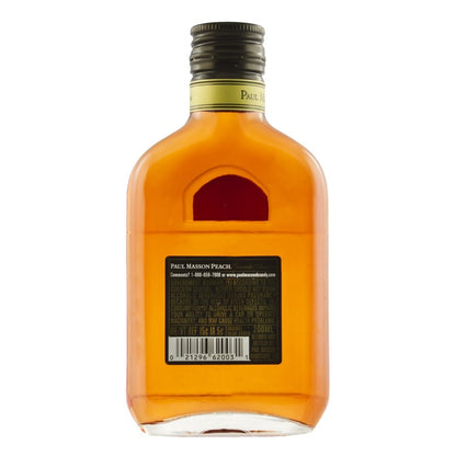 Paul Masson Peach Flavored Brandy Grande Amber 54 - 200ML