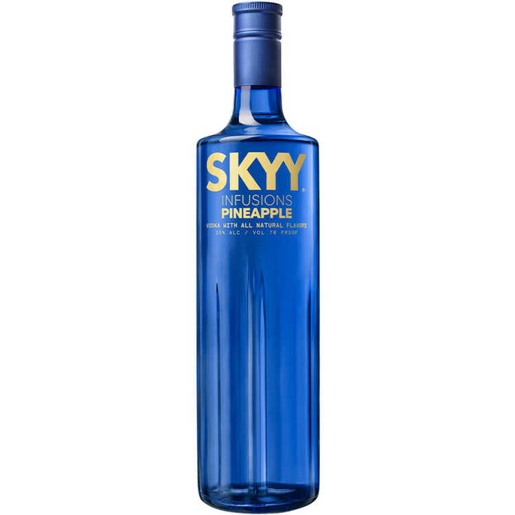 Skyy Pineapple Flavored Vodka Infusions 70 - 1.0L - Front