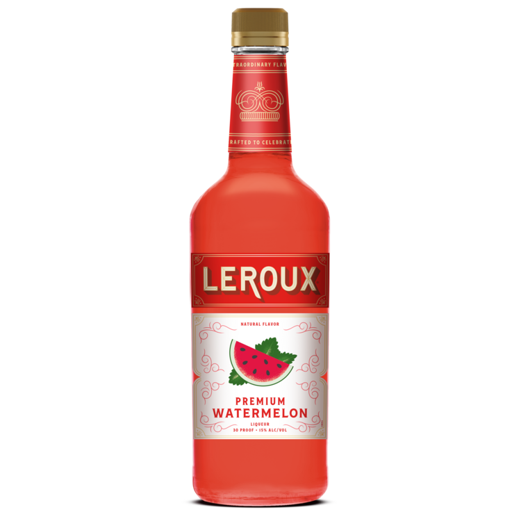 Leroux Watermelon Fruit Liqueur 30 - 1.0L - Front