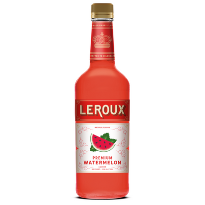 Leroux Watermelon Fruit Liqueur 30 - 1.0L - Front
