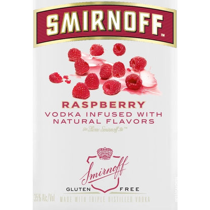 Smirnoff Vodka Raspberry Flavored 60 Flask - 375ML