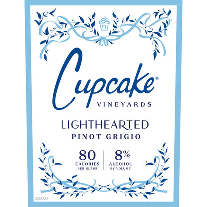 Cupcake Pinot Grigio Lighthearted California - 750ML