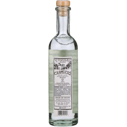 Chamucos Tequila Blanco 80 - 375ML - Back
