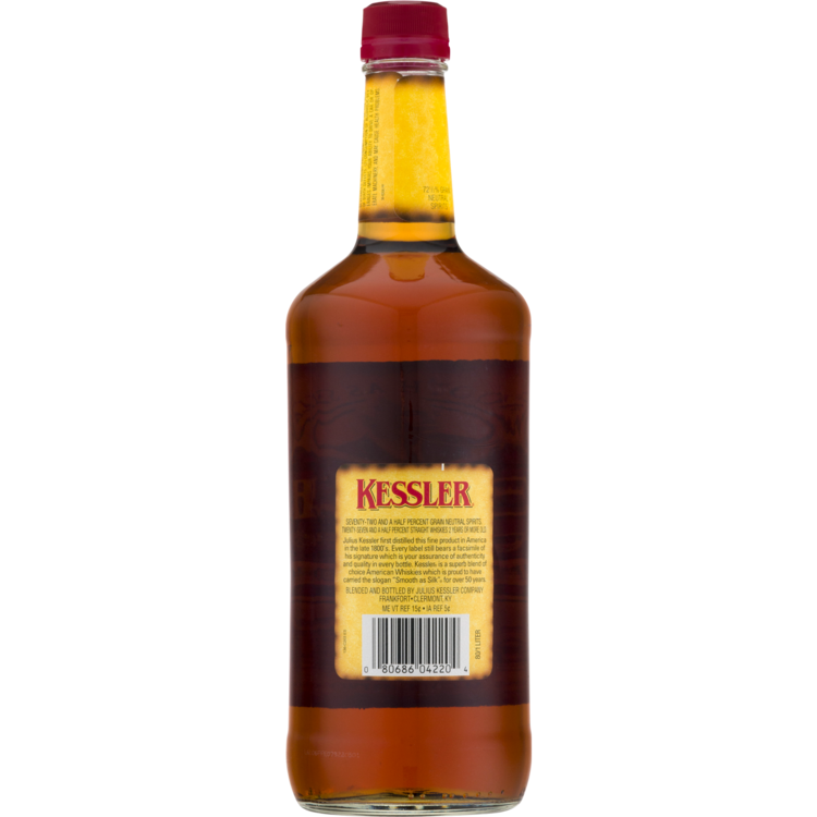 Kessler Blended American Whiskey 80 - 1.0L - Back