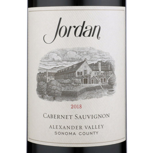 Jordan Cabernet Sauvignon Library Release Alexander Valley 2018 - 1.5L - Front Label