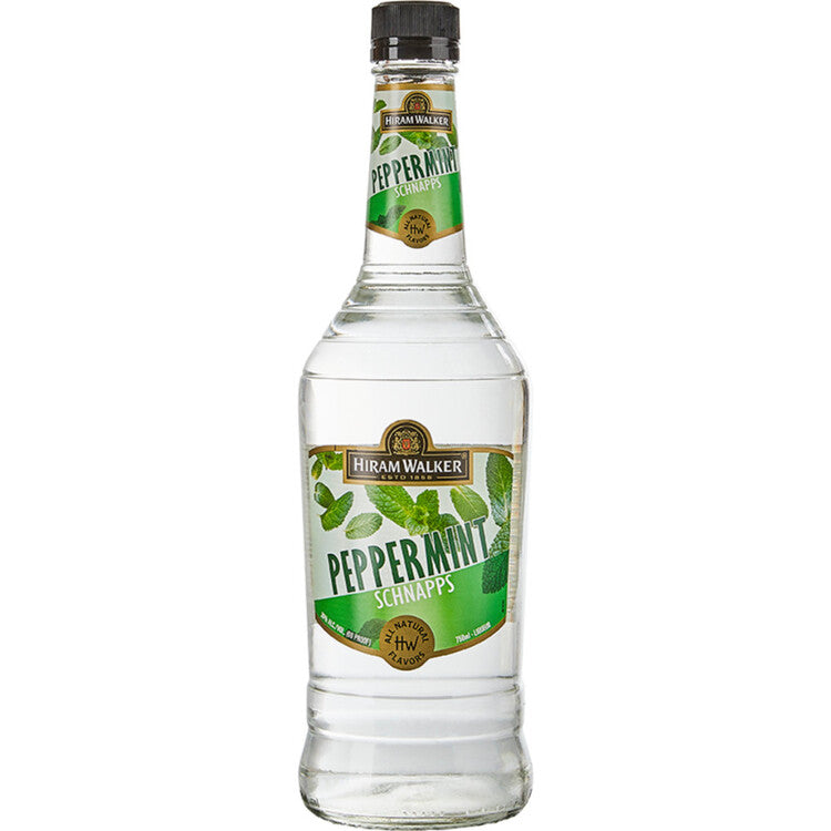 Hiram Walker Peppermint Schnapps 60 - 750ML - Front