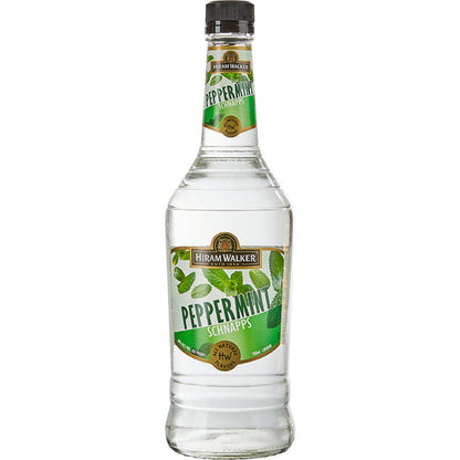 Hiram Walker Peppermint Schnapps 60 - 750ML - Front