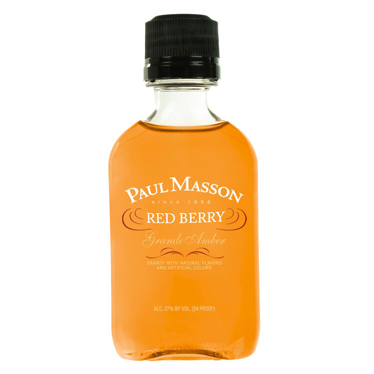 Paul Masson Red Berry Flavored Brandy Grande Amber 54 - 50ML - Front