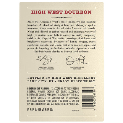 High West Blended Bourbon 92 - 1.75L