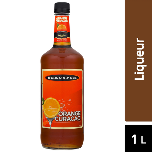 Dekuyper Curacao 60 - 1.0L - Front