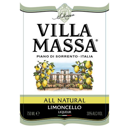 Villa Massa Limoncello Piano Di Sorrento 60 - 750ML - Front Label