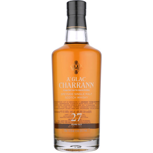 A'Glac Charrann Single Malt Scotch Secret Speyside 27 Yr 99.6 - 700ML - Front