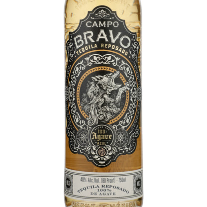 Campo Bravo Tequila Reposado 80 - 750ML - Front Label
