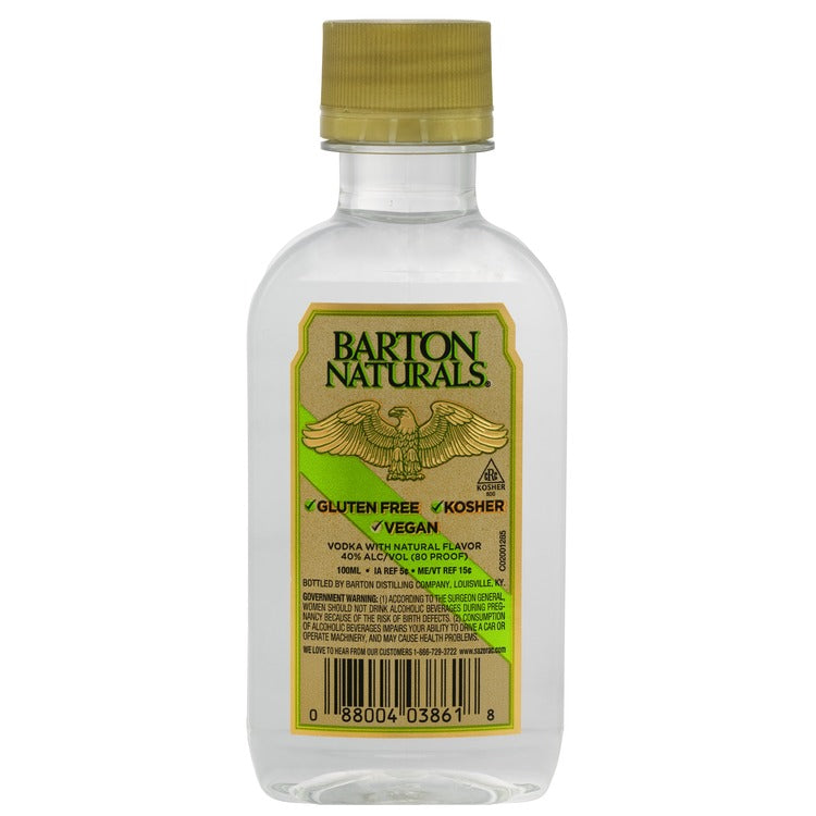 Barton Vodka Naturals 80 - 100ML - Back