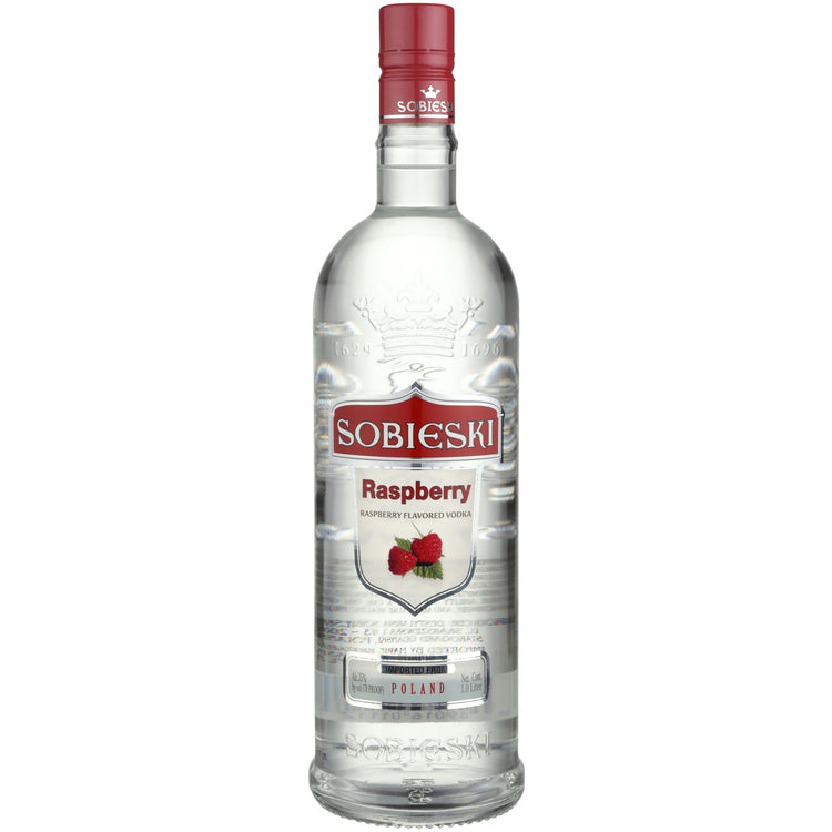Sobieski Raspberry Flavored Vodka 70 - 1.0L - Front