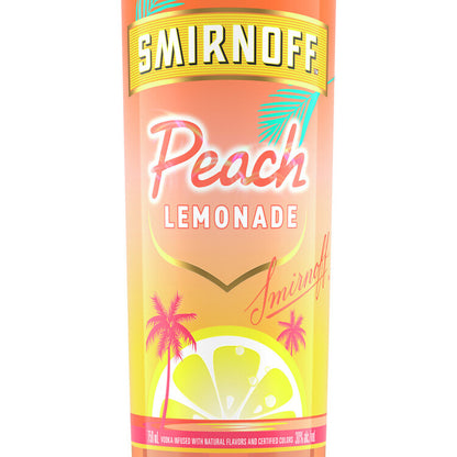 Smirnoff Peach Lemonade Flavored Vodka 60 - 750ML - Front Label
