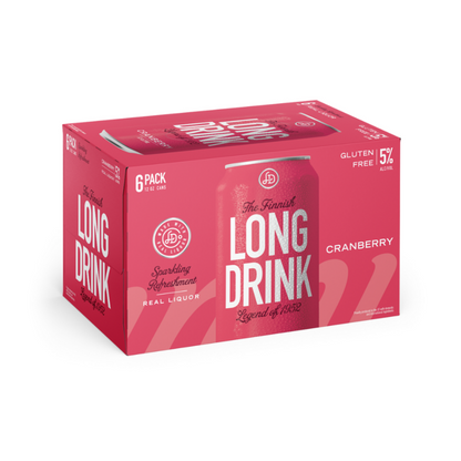 The Long Drink Company Cranberry Cocktail 11 - 355ML - Front