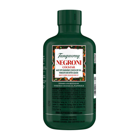 Tanqueray Cocktail Negroni Collection 49.8 - 375ML - Back