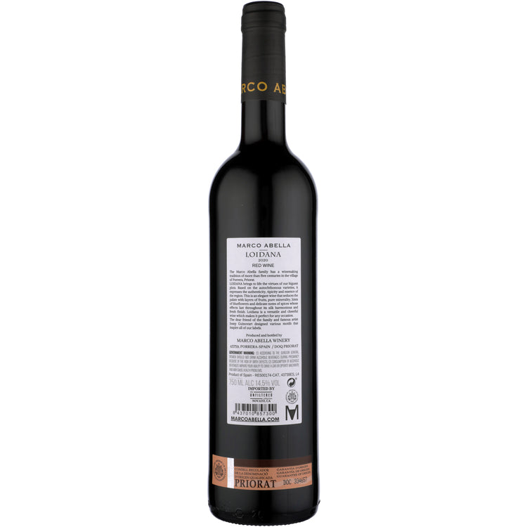 Marco Abella Priorat Loidana 2020 - 750ML