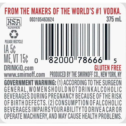 Smirnoff Vodka Citrus Flavored 60 Flask - 375ML