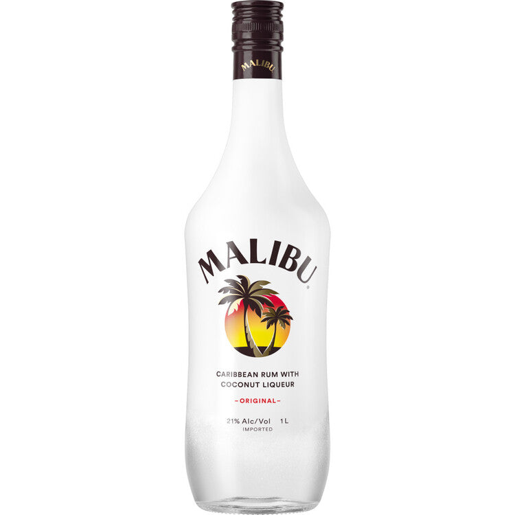 Malibu Coconut Flavored Rum Original 42 - 1.0L - Front