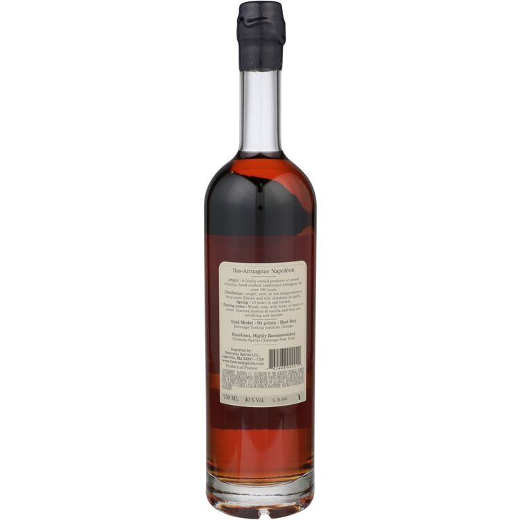 Delord Bas Armagnac Napoleon 80 - 700ML - Back
