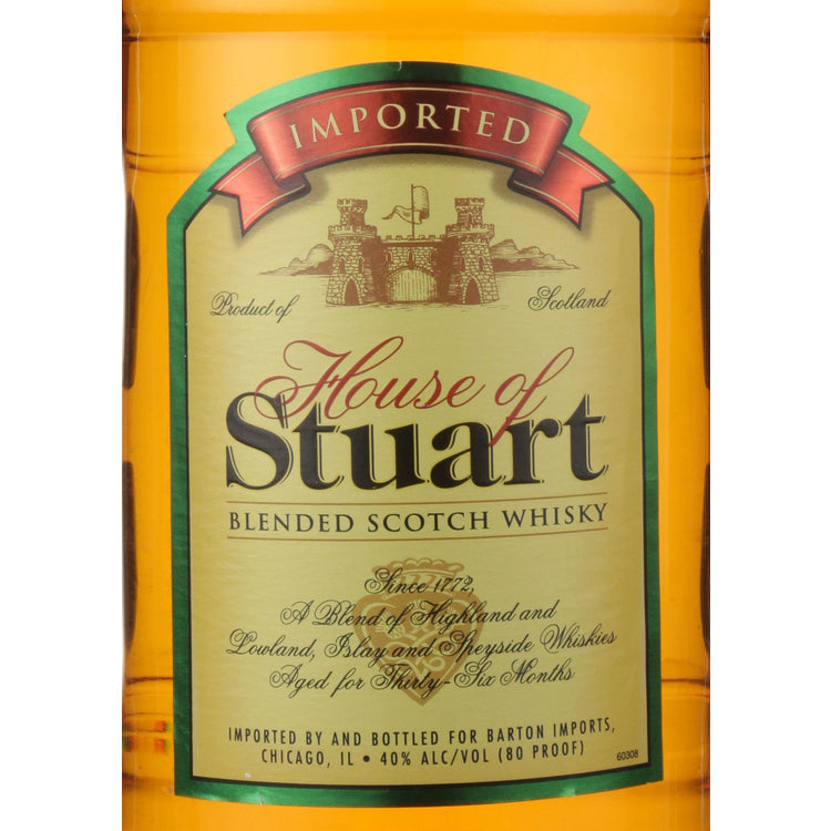 House Of Stuart Blended Scotch 80 - 1.75L - Front Label