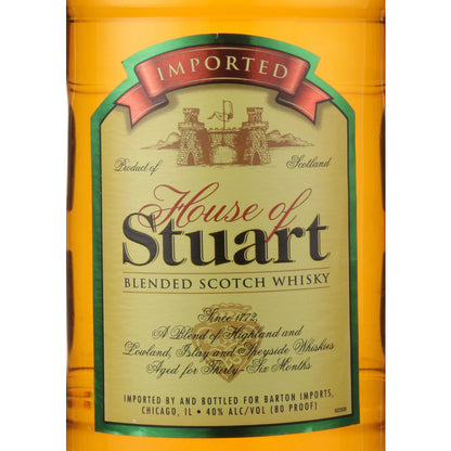House Of Stuart Blended Scotch 80 - 1.75L - Front Label