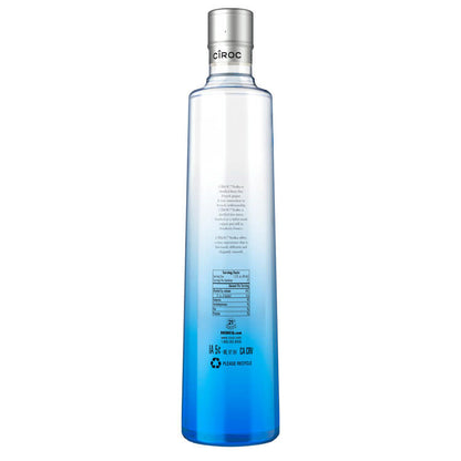 Ciroc Vodka Snap Frost 80 - 750ML - Back