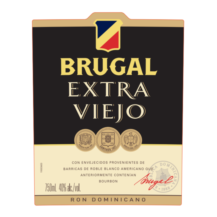 Brugal Aged Rum Extra Viejo 80 - 750ML - Front Label