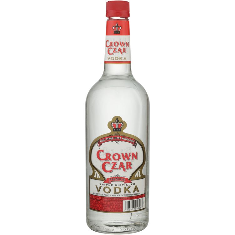 Crown Czar Vodka 80 - 1.0L - Front