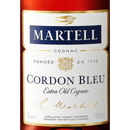 Martell Cognac Cordon Bleu Grand Classic 80 - 1.0L - Front Label