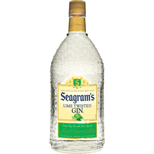 Seagram's Lime Flavored Gin Twisted 70 - 1.75L - Front